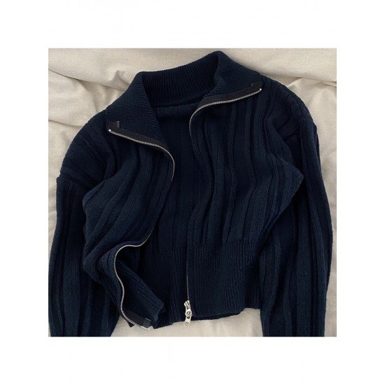  2024 Fall Pure Color Hooded Women's Wool Coats