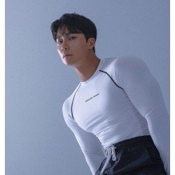 Sports White Jogger Long Sleeve Tees For Men Sports White Jogger Long Sleeve Tees For Men