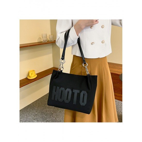 Casual Travel Letter Patchwork Shoulder Tote Bags