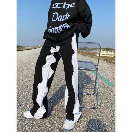  2024 Fashion Contrast Color Couple's Pants