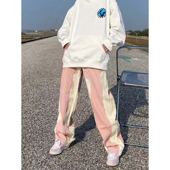  2024 Fashion Contrast Color Couple's Pants