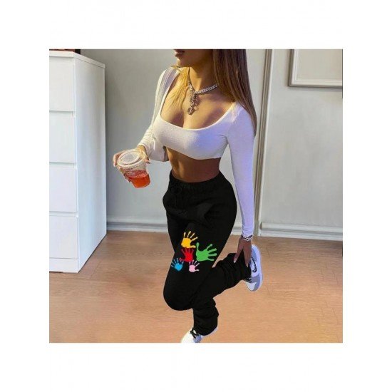  2024 Spring Graphic Printed Women's Pants