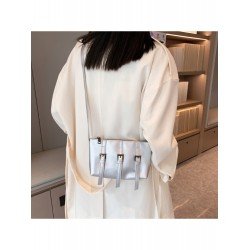 PU Pure Color Design Belt Women's Shoulder Bags  PU Pure Color Design Belt Women's Shoulder Bags