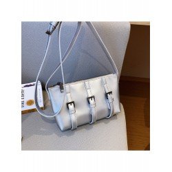 PU Pure Color Design Belt Women's Shoulder Bags  PU Pure Color Design Belt Women's Shoulder Bags