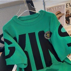 Embroidery Casual Loose Short Sleeve Tops For Men