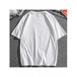 Short Sleeve White Printed Tee Shirts For Men Short Sleeve White Printed Tee Shirts For Men