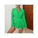  2024 Fashion Pure Color Women's Long Sleeve Coats