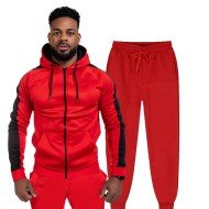 Casual Active Hooded Coat And Pant Sets For Men