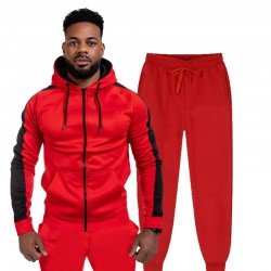 Casual Active Hooded Coat And Pant Sets For Men Casual Active Hooded Coat And Pant Sets For Men