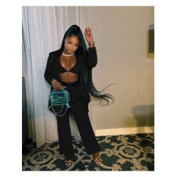 Casual Pure Color Women's Three-Piece Suit  Casual Pure Color Women's Three-Piece Suit