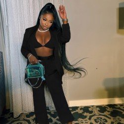  Casual Pure Color Women's Three-Piece Suit