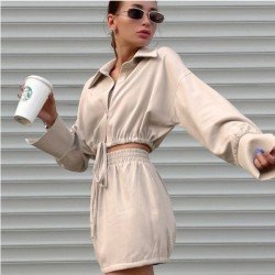 Latest Matching Cropped Top And Skirt Sets