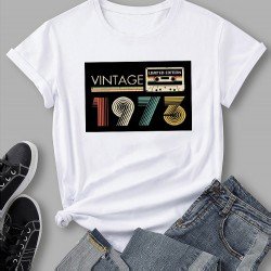 Tape Graphic Short Sleeve Top T Shirts