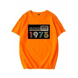 Tape Graphic Short Sleeve Top T Shirts