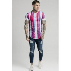 Summer Fashion Striped Contrast Color Men's T-Shirt  Summer Fashion Striped Contrast Color Men's T-Shirt