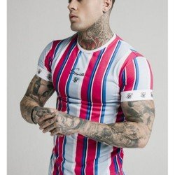  Summer Fashion Striped Contrast Color Men's T-Shirt