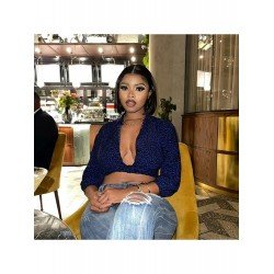 Casual Leopard Fall Cropped Blouse For Women