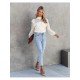  2024 Pure Color Lace Women's Long Sleeve Top