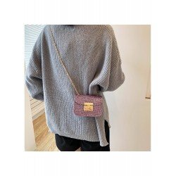 PU Pure Color Sequined Shoulder Bag For Women  PU Pure Color Sequined Shoulder Bag For Women