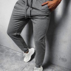  Casual Pure Color Long Pants For Men