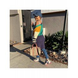 Casual Loose V Neck Women's Wool Jacket  Casual Loose V Neck Women's Wool Jacket