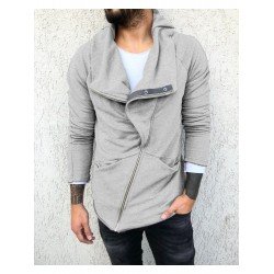 2024 Pure Color Zipper Men's Casual Sweater  2024 Pure Color Zipper Men's Casual Sweater