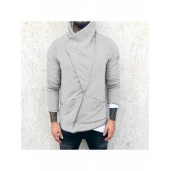 2024 Pure Color Zipper Men's Casual Sweater  2024 Pure Color Zipper Men's Casual Sweater