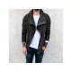  2024 Pure Color Zipper Men's Casual Sweater
