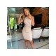 Casual Crew Neck Sleeveless Short Dress