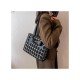  Zebra Stripes Grid Bow School Tote Bags