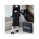  2024 Autumn Split Hem Skirt With Waist Chain