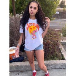 Face Smile Broken Bear Graphic T Shirts For Women