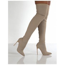 Stylish Solid Over The Knee Stiletto High Boots Stylish Solid Over The Knee Stiletto High Boots