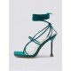  2024 Foreign PU Bandage Square Toe Women's Heels