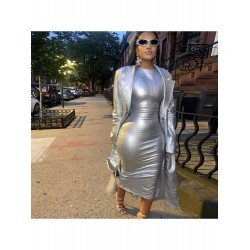 Designer Fashion Solid Long Coats For Ladies