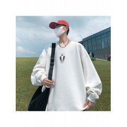 Casual Stylish Graffiti Feather Printing Men's Hoodie Casual Stylish Graffiti Feather Printing Men's Hoodie