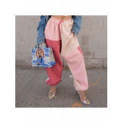 Contrast Color Sports Drawstring Trousers For Women Contrast Color Sports Drawstring Trousers For Women