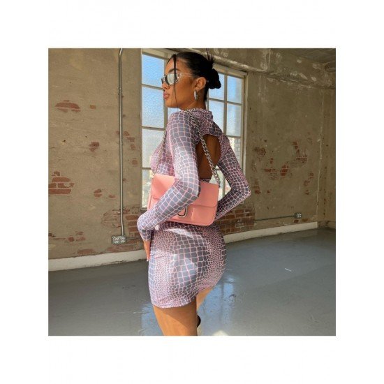  2024 Backless Crop Top And Hip Skirt Set