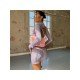  2024 Backless Crop Top And Hip Skirt Set