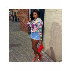 Fashion Casual Printing Women's Long Sleeve Shirts  Fashion Casual Printing Women's Long Sleeve Shirts