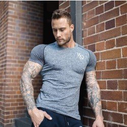  Men's Quick-drying Training Tight Short Sleeve Top