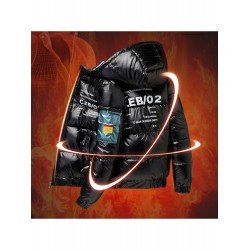 Casual Winter Men's Hooded Down Cotton