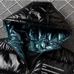 Casual Winter Men's Hooded Down Cotton