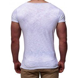 Sports Summer Solid V Neck Men Tees Sports Summer Solid V Neck Men Tees