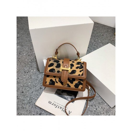  2024 Fashion PU Leopard Print Women's Shoulder Bags