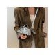  2024 Pure Color PU Shoulder Bag For Women