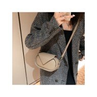  2024 PU Pure Color Shoulder Bag For Women