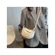  2024 PU Pure Color Shoulder Bag For Women