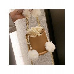 PU Niche Design Ladies Bucket Bag  PU Niche Design Ladies Bucket Bag