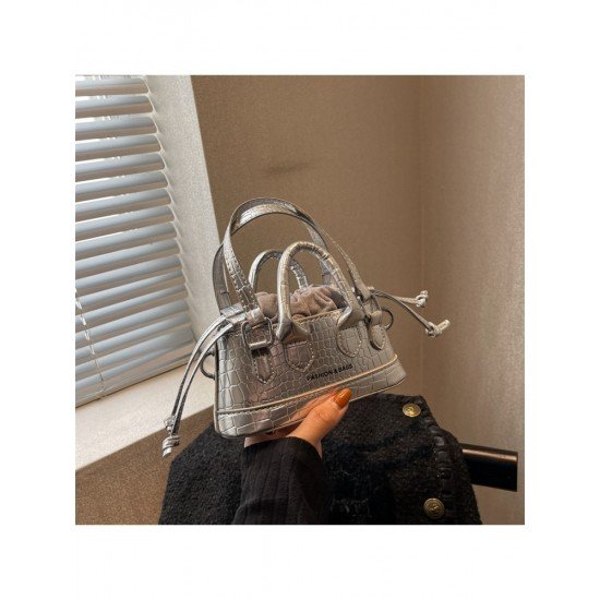  2024 Pure Color PU Shoulder Bag For Women
